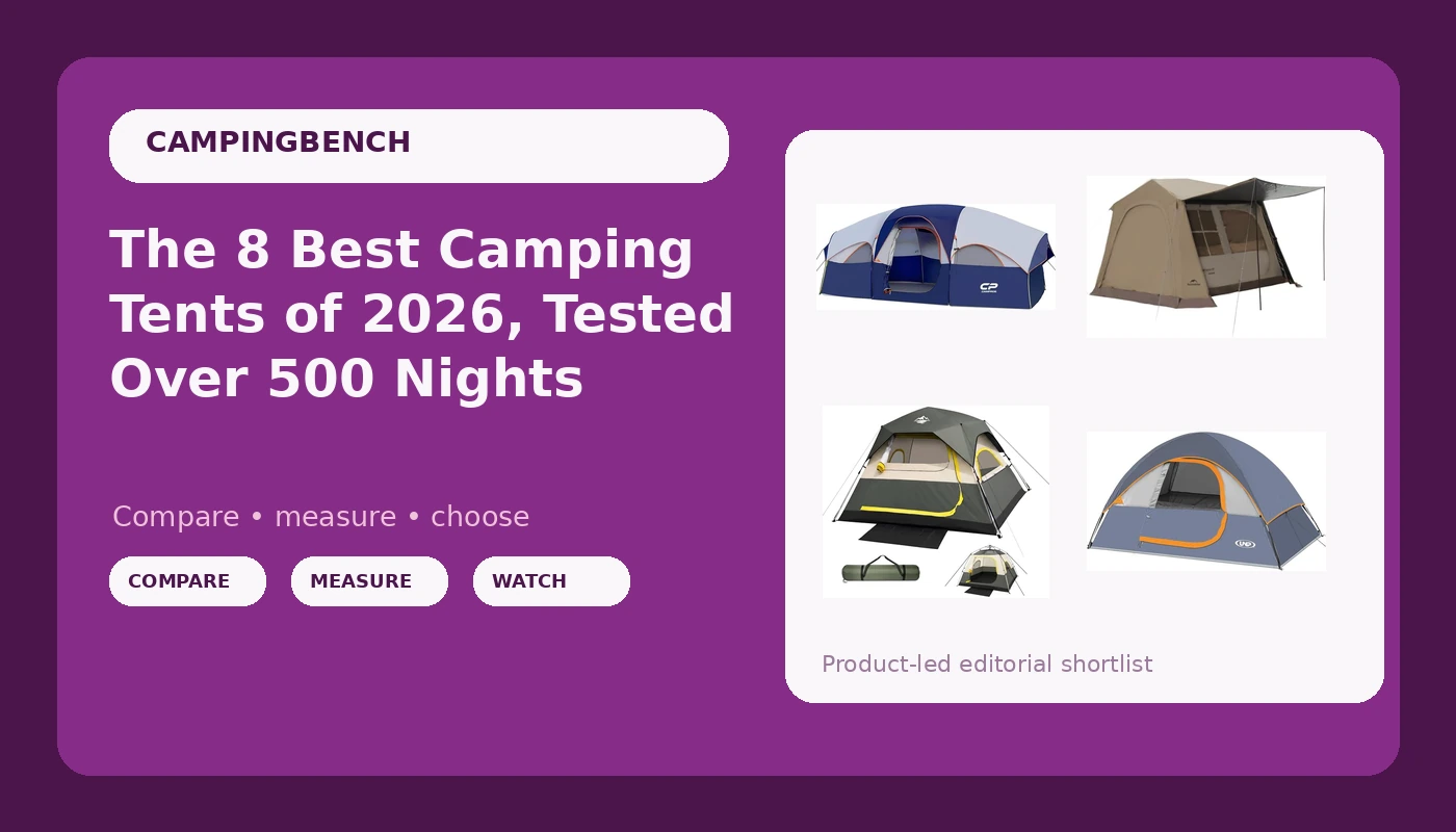 The 8 Best Camping Tents of 2026, Tested Over 500 Nights - CampingBench review with measurements and honest opinion