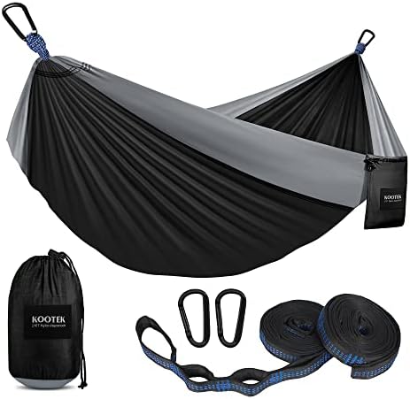 Kootek Camping Hammock 400lbs Capacity Outdoor Camping Essentials, Single