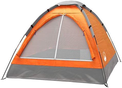 2 Person Camping Tent with Rain Fly and Carrying Bag, Lightweight Outdoor Pop Up Tents for Camping Essentials, Music Festivals, Backpacking, Hiking, or Beach Shelter by Wakeman Outdoors