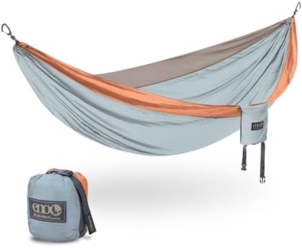 ENO, Eagles Nest Outfitters DoubleNest Lightweight Camping Hammock, 1 to 2 Person, Special Edition Colors, ATC