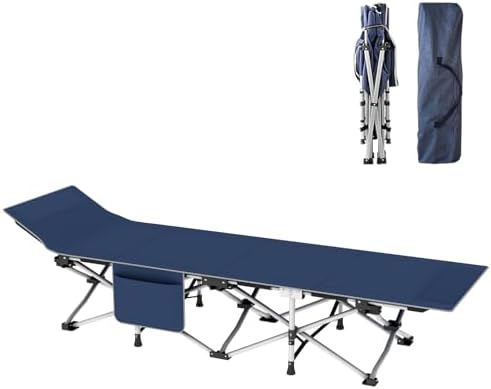 Camping Cot for Adults Cots for Sleeping Heavy Duty Folding Cot with Carry Bag Comfortable as Guest Bed for Home Outdoor Camping Nap Vacation