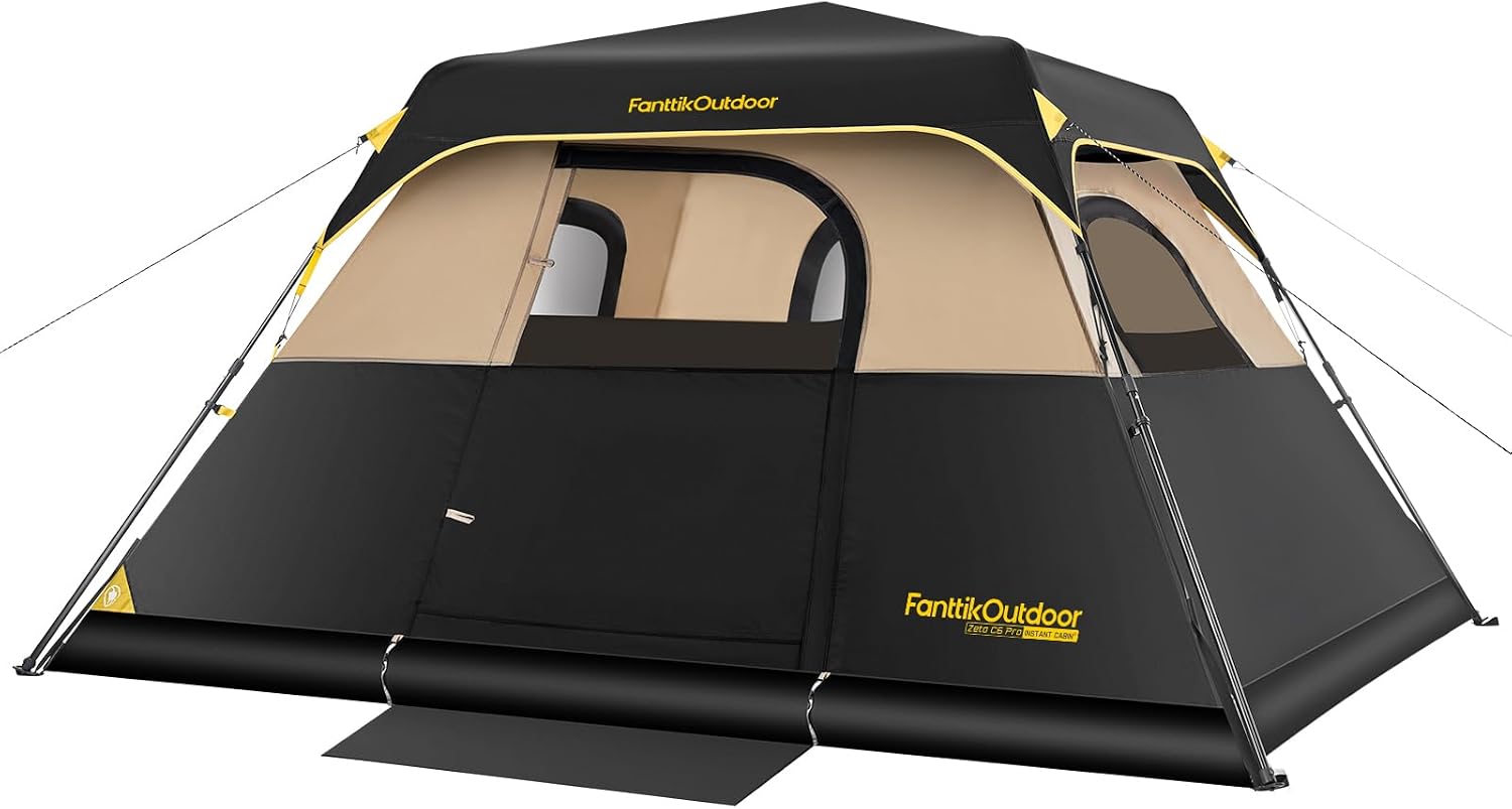 FanttikOutdoor 4/6/8/10 Person Instant Tent for Camping Setup in 60s